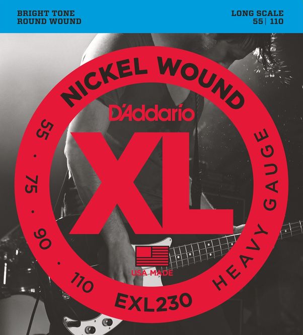 Hovedbilde D'addario EXL230 El-bass Nickel Wound 055 - 110 Heavy