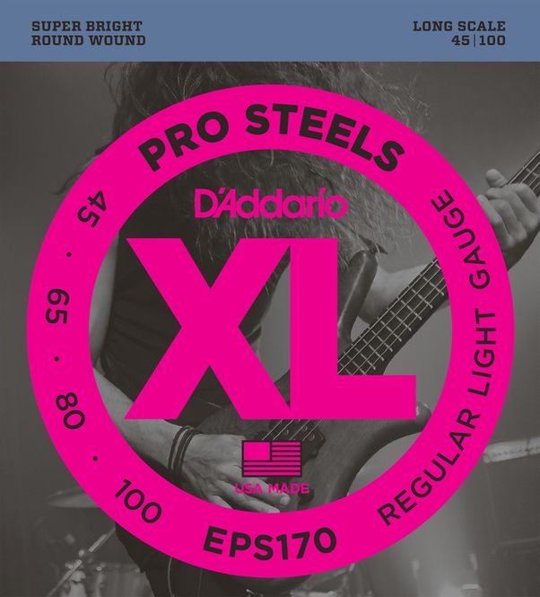 Hovedbilde D'addario EPS170 El-bass ProSteels 045-100