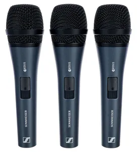 Hovedbilde Sennheiser e835 S Dynamisk mikrofon m/ av og p&aring; bryter, 3 Pack