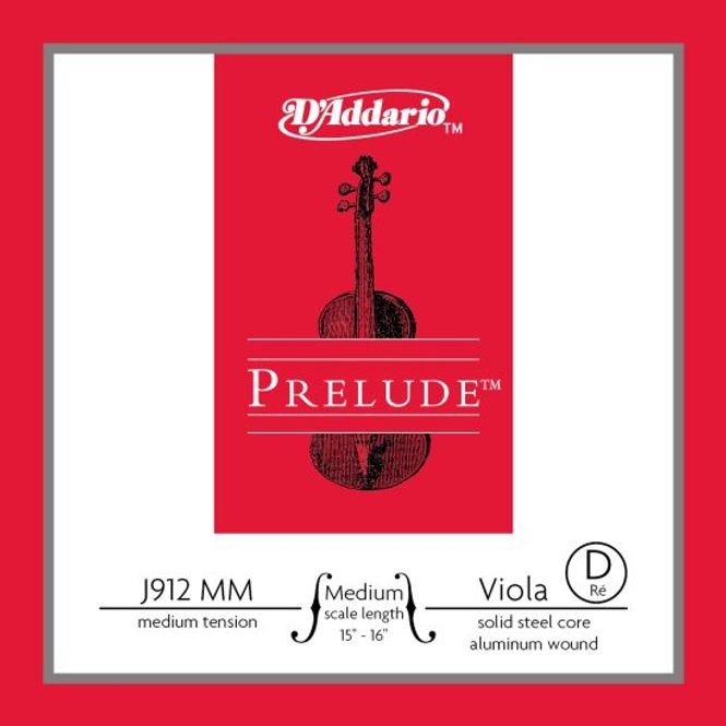 Hovedbilde D'Addario Prelude J912 Viola D-2 Stål/Alum