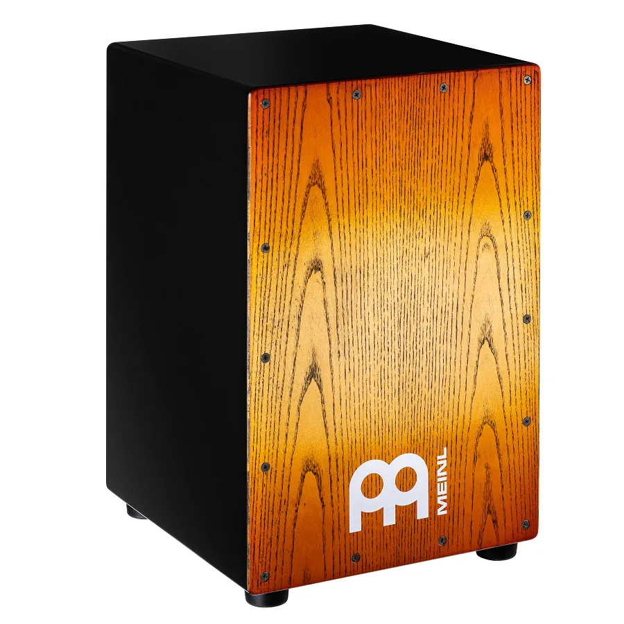 Meinl MCAJ100BK-SAF Headliner Snare Cajon Black - Sonoran Amber Fade