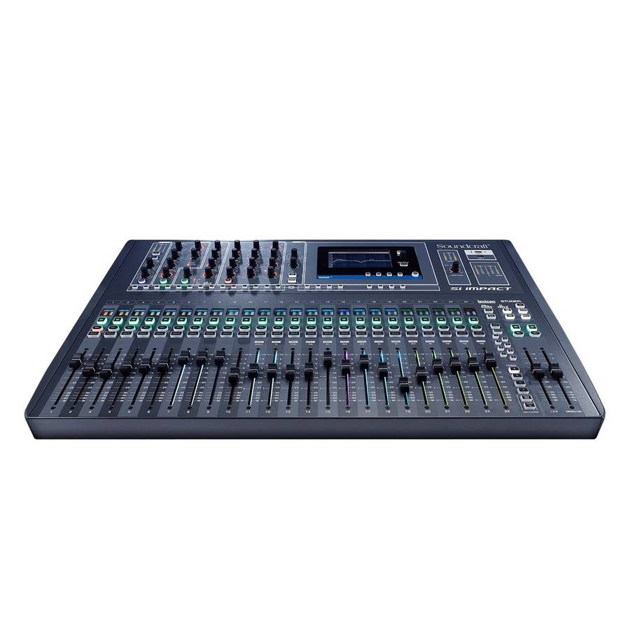 Soundcraft SI IMPACT, digitalmikser, 32 kanaler, Lexicon FX, MADI/USB kort