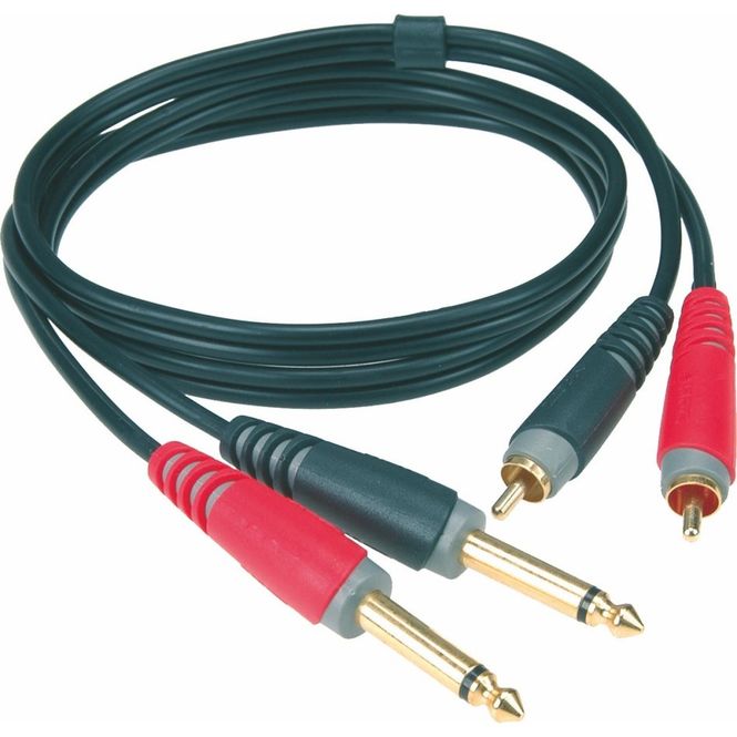 Hovedbilde Klotz AT-CJ0100 2xjack mono-2xphono, 1M