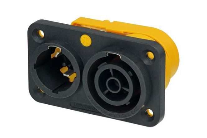 Hovedbilde Neutrik powerCON TRUE1 Ch duplex Inlet outlet
