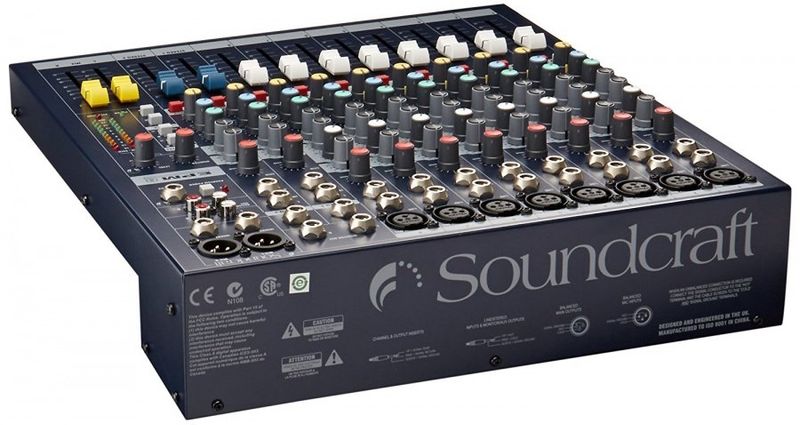 Soundcraft EPM8 mikser med 8 mono og 2 stereo