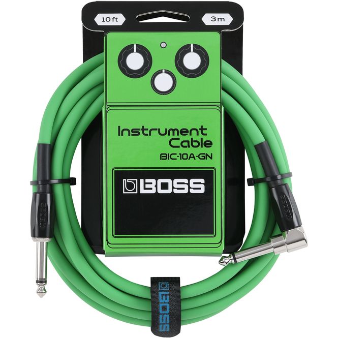 Hovedbilde Boss BIC-10A-GN Instrumentkabel, 3M, Grønn