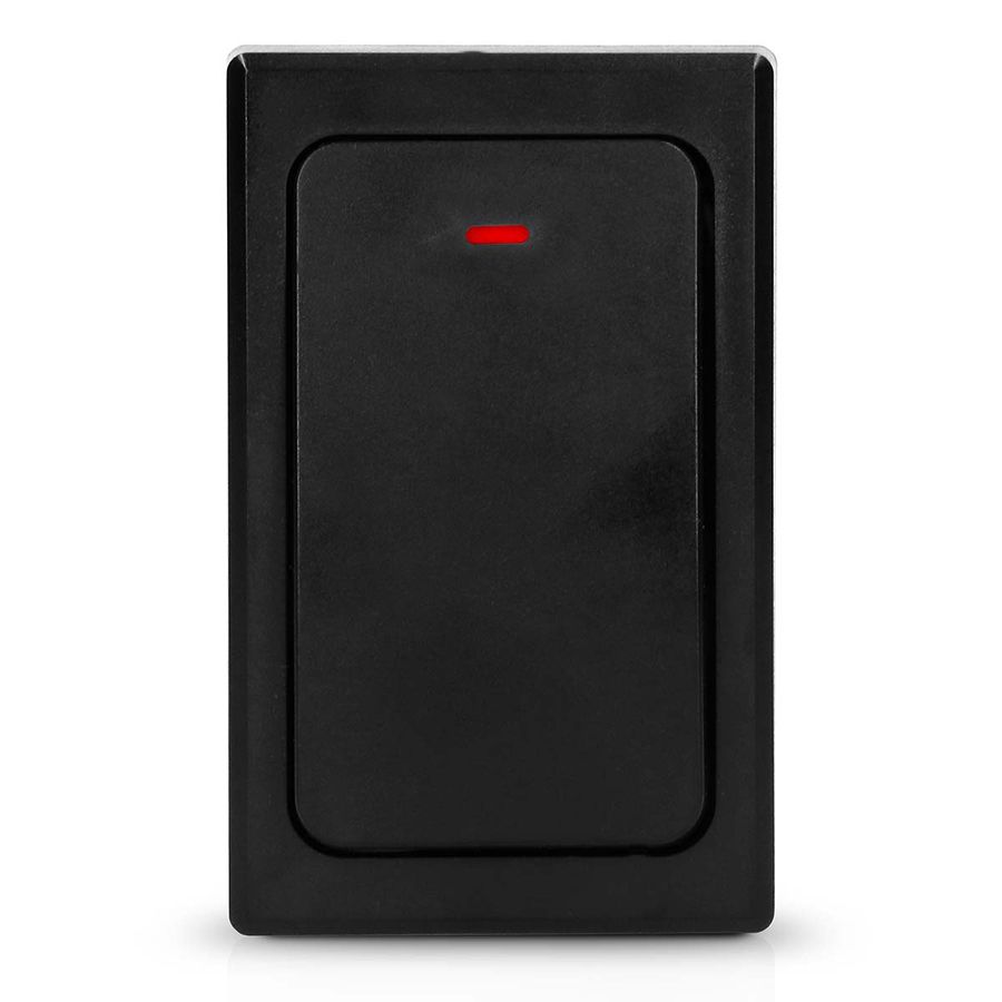 Alecto Batterifri dørklokke - Kinetisk energi, uten batterier, sort