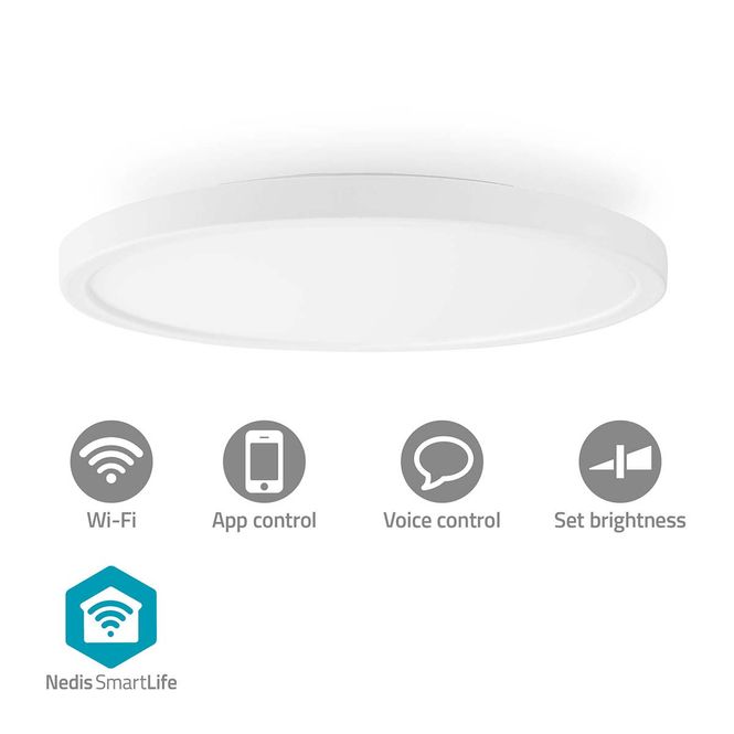 Hovedbilde SmartLife Wi-Fi Rund Taklys 1800lm / RGB / Varm til avkjølt hvitt