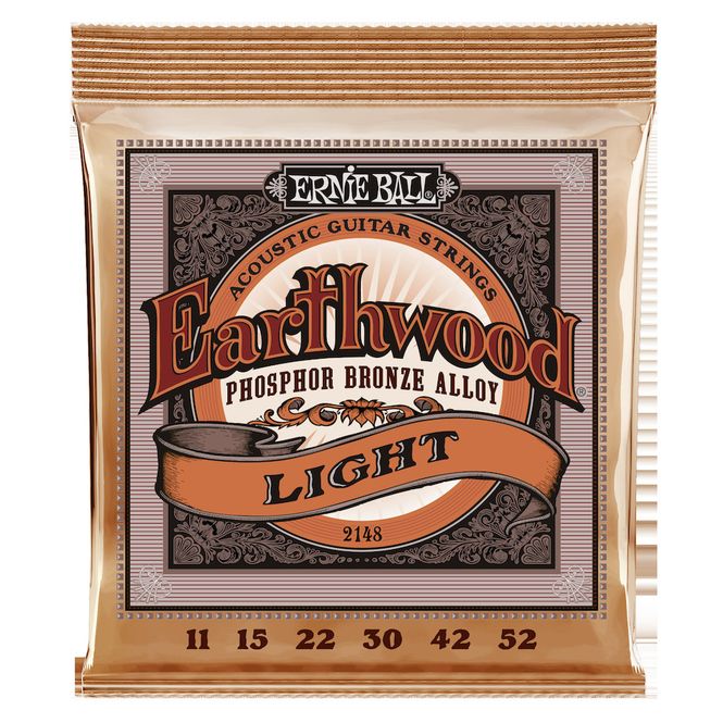 Hovedbilde Ernie Ball EB-2148 Earthwood Phosphor Bronze, Light, 11-52