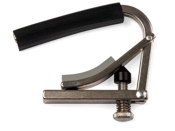 Hovedbilde Shubb  C2 Classic Capo Nikkel, Nylonstrengsgitar, Bred og Rett gripebrett