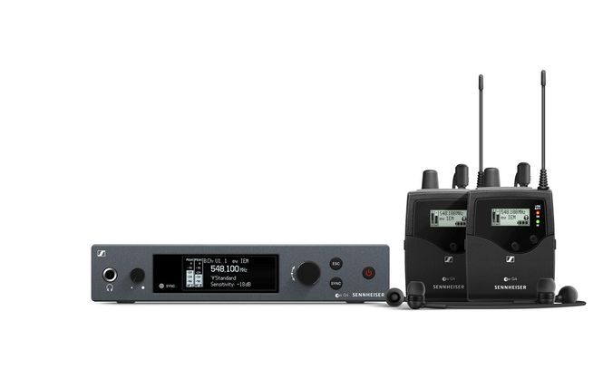 Hovedbilde Sennheiser EW IEM G4-TWIN-A, Trådløst Dobbelt In-Ear Monitorsystem