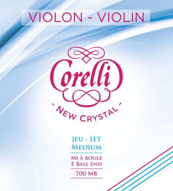 Hovedbilde Corelli New Crystal Violin 4/4 medium set, Ball end
