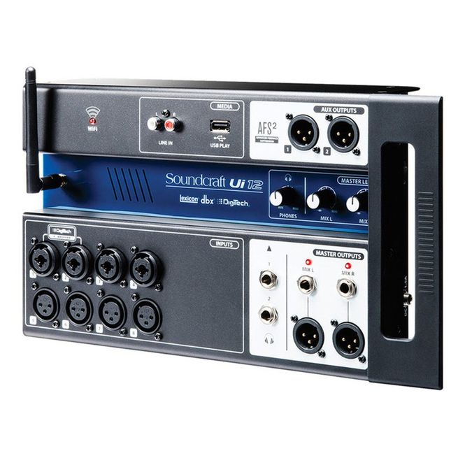 Hovedbilde Soundcraft Ui12 Digital Mikser, Innebygget Wi-Fi, 12 input, DSP