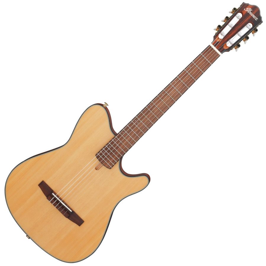Ibanez FRH10N-NTF Natural Flat, nylonstrengsgitar med elektronikk