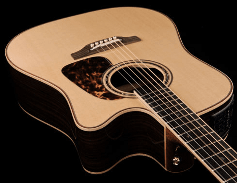 Takamine P7DC Dreadnought Gitar, m/ CTP-3 Cool Tube preamp, Naturel