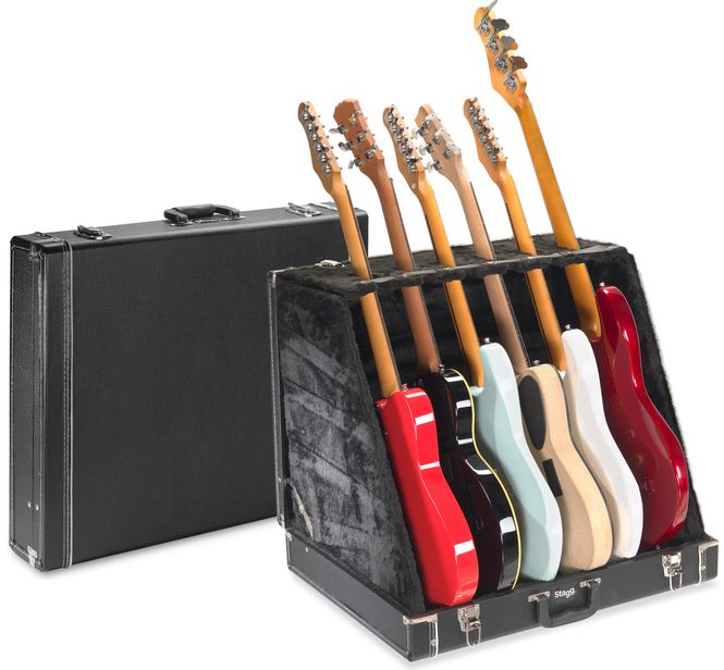 Hovedbilde Stagg GDC6 Gitarstativ Koffert for opptil 6 gitarer