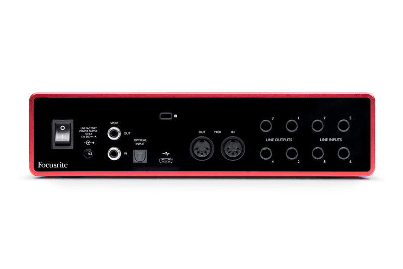 Focusrite Scarlett 18i8 Gen. 3, USB Lydkort