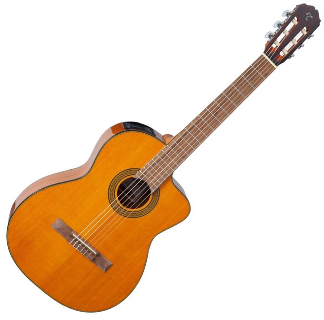 Hovedbilde Takamine GC3CE-NAT Nylonstrenger med Cutaway og TP4-T pickupsystem