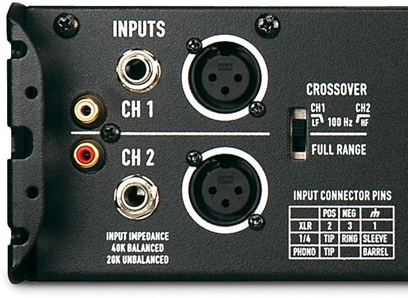 QSC GX5, 2-kanals sluttrinn, 2x700W / 4ohm