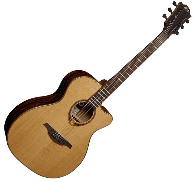 Hovedbilde LAG Guitars T118ASCE auditorium slim cutaway electro