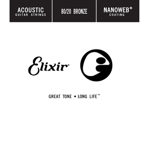 Hovedbilde Elixir Plain 80/20 bronze 0.12 l&oslash;s streng 