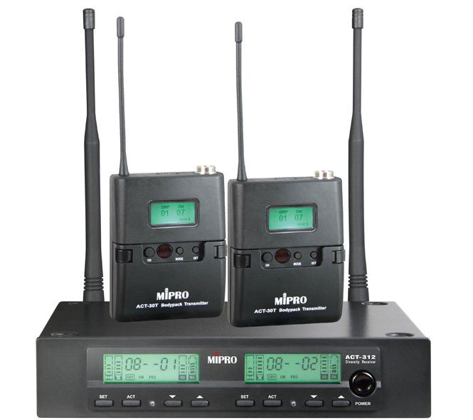 Hovedbilde Mipro ACT-312(II) lommesender x 2