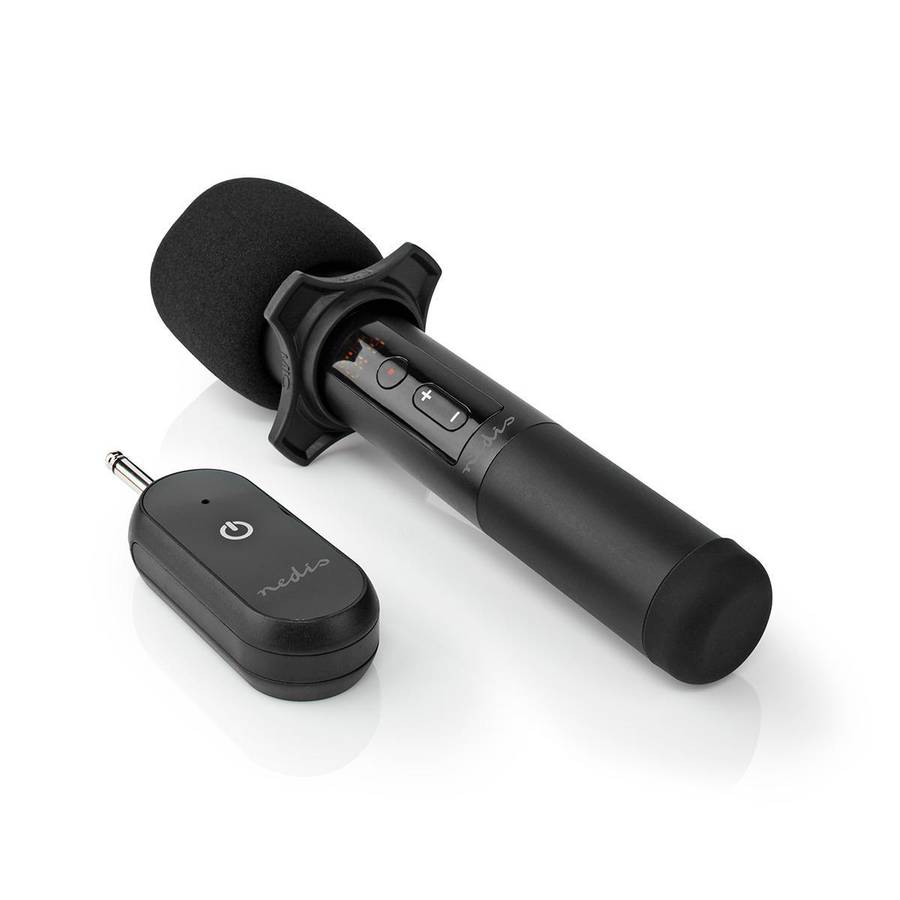 Nedis MPWL200BK Håndholdt Trådløst Mikrofonsystem UHF
