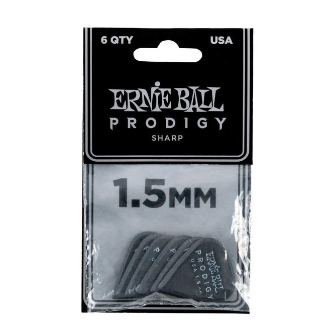 Hovedbilde Ernie Ball EB-9335 PRODIGY Plekter, Sharp 1.5mm - 6 pack