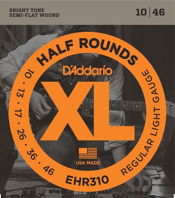 Hovedbilde D'addario EHR310 El-gitar Half Rounds 010-046