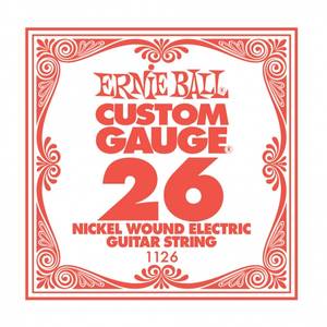 Hovedbilde Ernie Ball EB-1126, l&oslash;s streng, wound, til el-gitar .026w