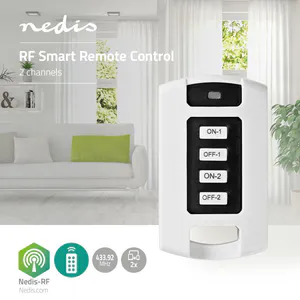 Hovedbilde Nedis RF-fjernkontroll - 2 kanaler