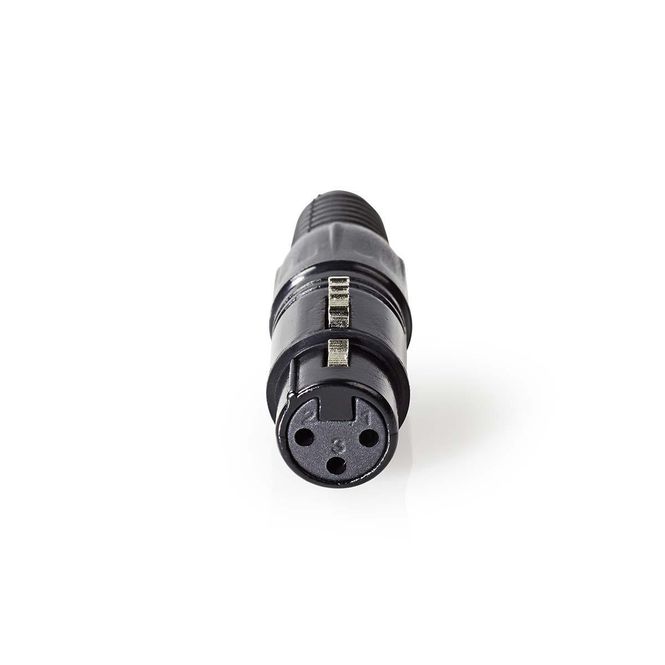 Hovedbilde Nedis XLR Hun 3 pin plugg - COTP15902BK