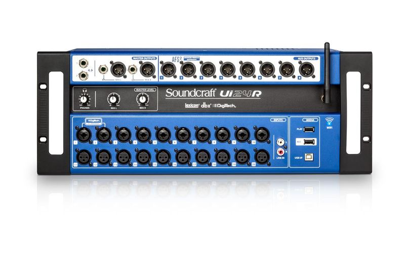 Soundcraft Ui24R Digital Mikser, Innebygget Wi-Fi, 24 input, DSP