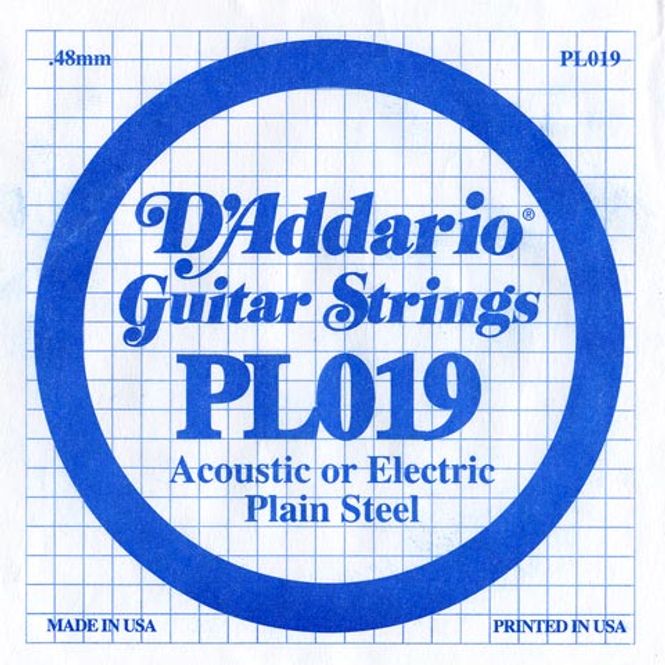 Hovedbilde D'Addario Plain Steel PL019