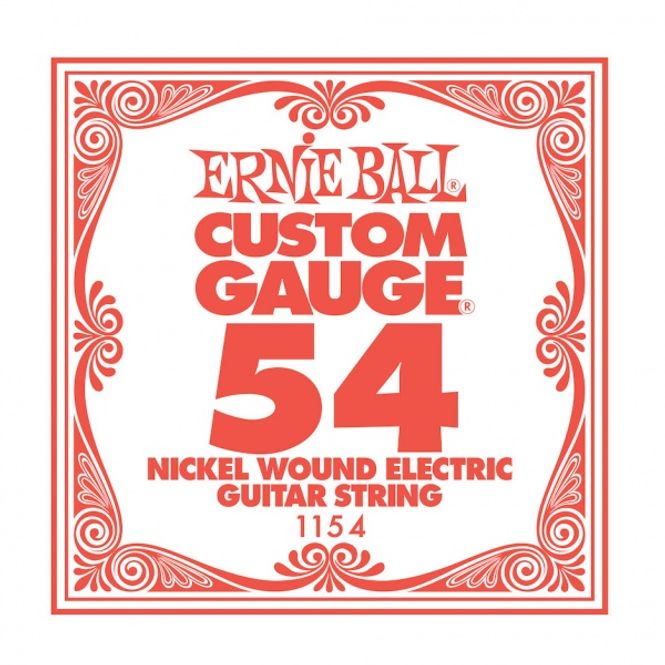 Hovedbilde Ernie Ball EB-1154, løs streng, wound, til el-gitar .054w