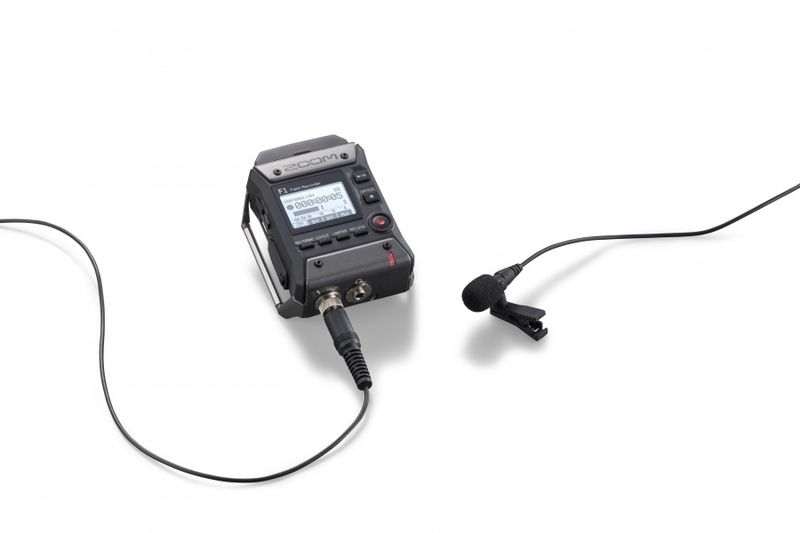 Zoom F1-LP Håndholdt opptaker m/ Lavalier mikrofon