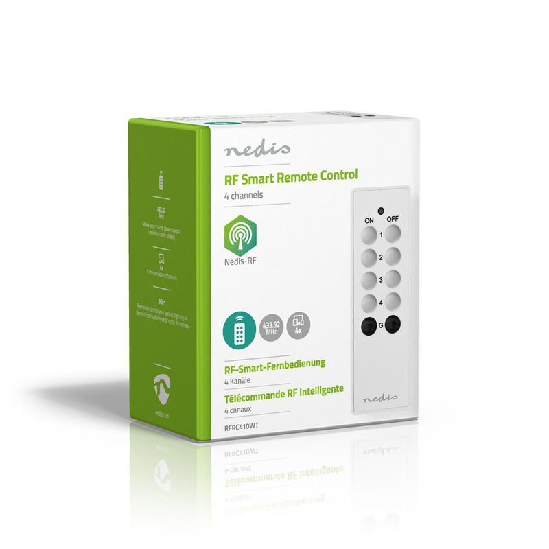 Nedis RF-fjernkontroll - 4 kanaler