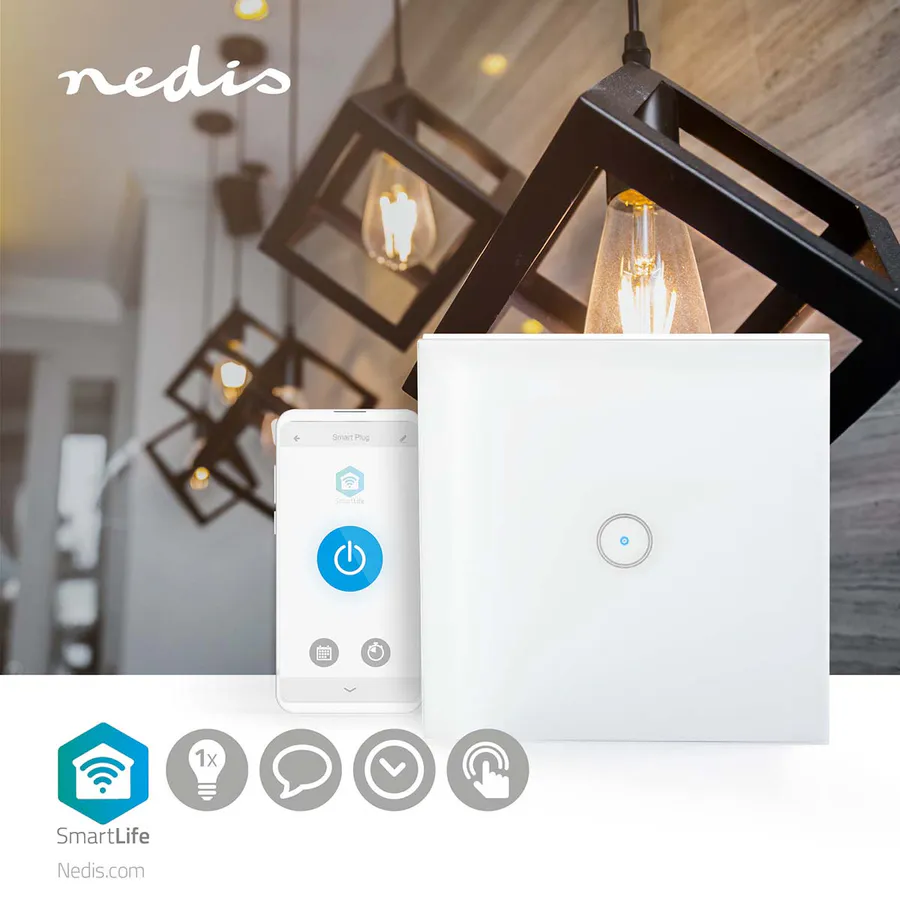 SmartLife Wi-Fi Enkel veggbryter