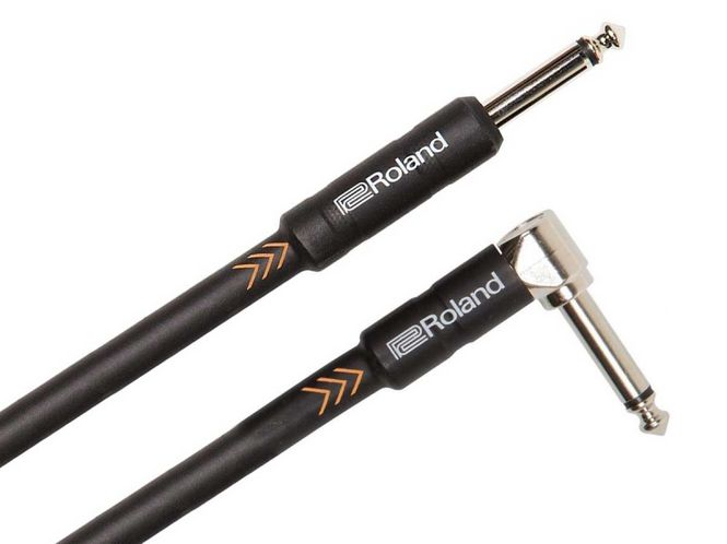 Hovedbilde Roland Black Instrumentkabel RIC-B15A Angled/Straight 4,5 meter