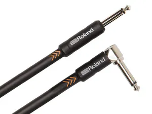 Hovedbilde Roland Black Instrumentkabel RIC-B15A Angled/Straight 4,5 meter