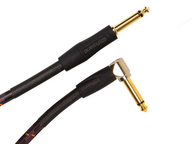Hovedbilde Roland Gold Instrumentkabel RIC-G10A Angled/Straight 3 meter