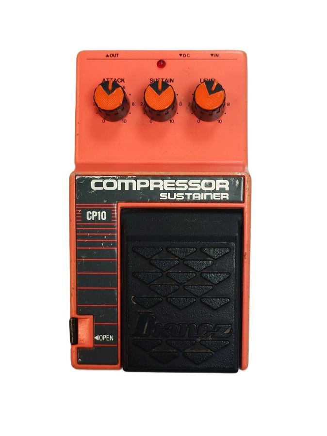 Ibanez CP10 Compressor Sustainer, Vintage pedal fra 80 tallet - BRUKT