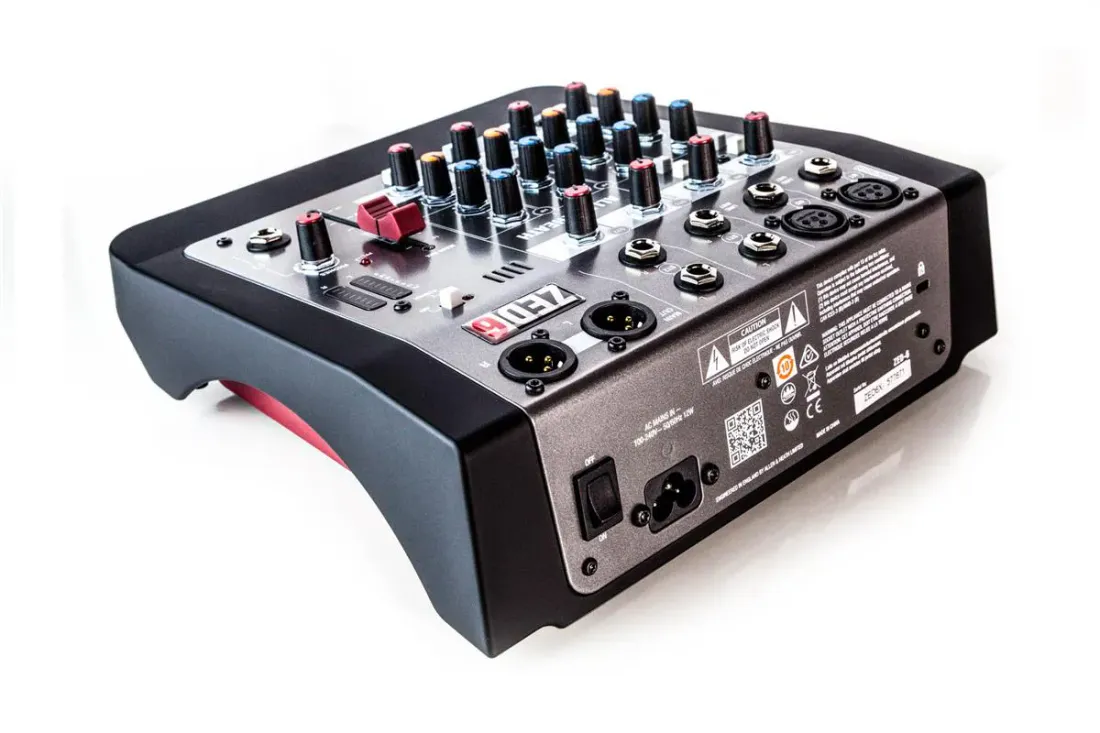 A&H ZED-6, 6 kanals Mixer, 2 Mono 2 Stereo