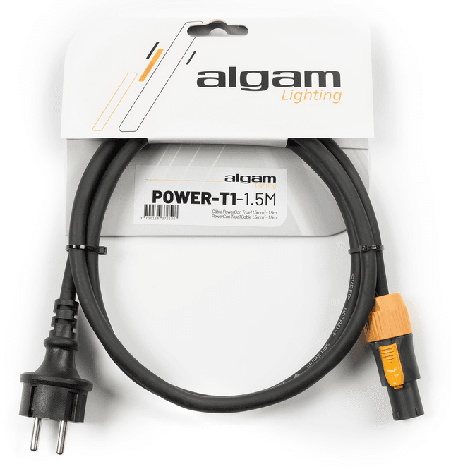 Hovedbilde Algam POWER-T1-1.5M – PowerCon TRUE1 Strømkabel, 16 A