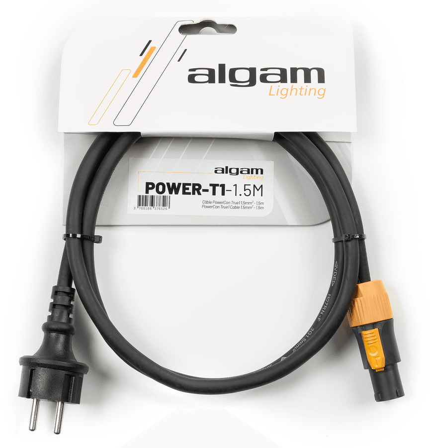 Algam POWER-T1-1.5M – PowerCon TRUE1 Strømkabel, 16 A