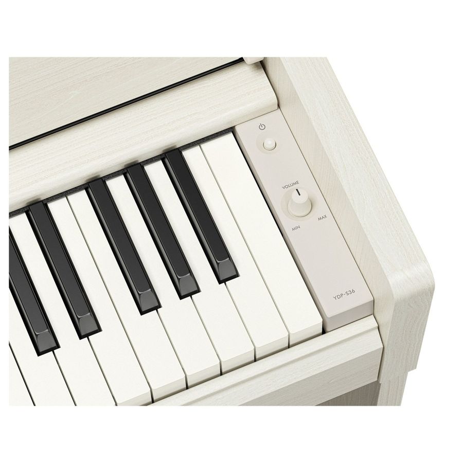 Yamaha YDP S36WB digital piano, hvit bjørk