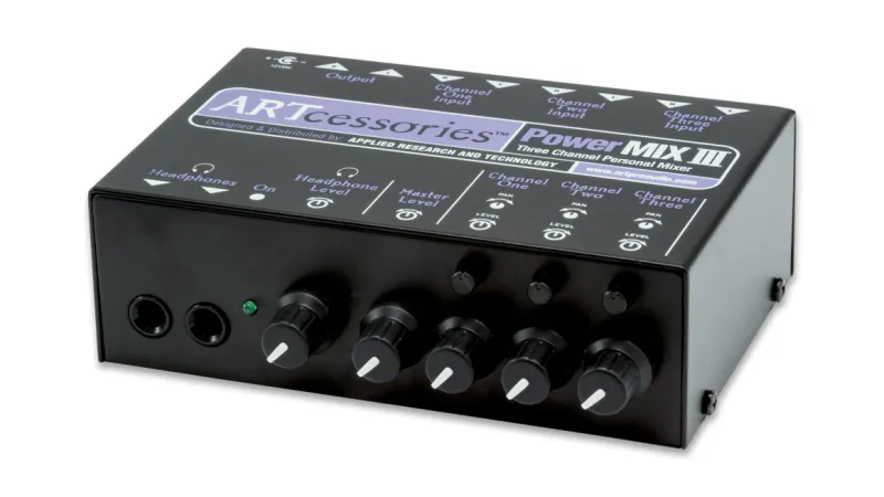 ART PowerMix III – 3-kanals Stereo Minimikser