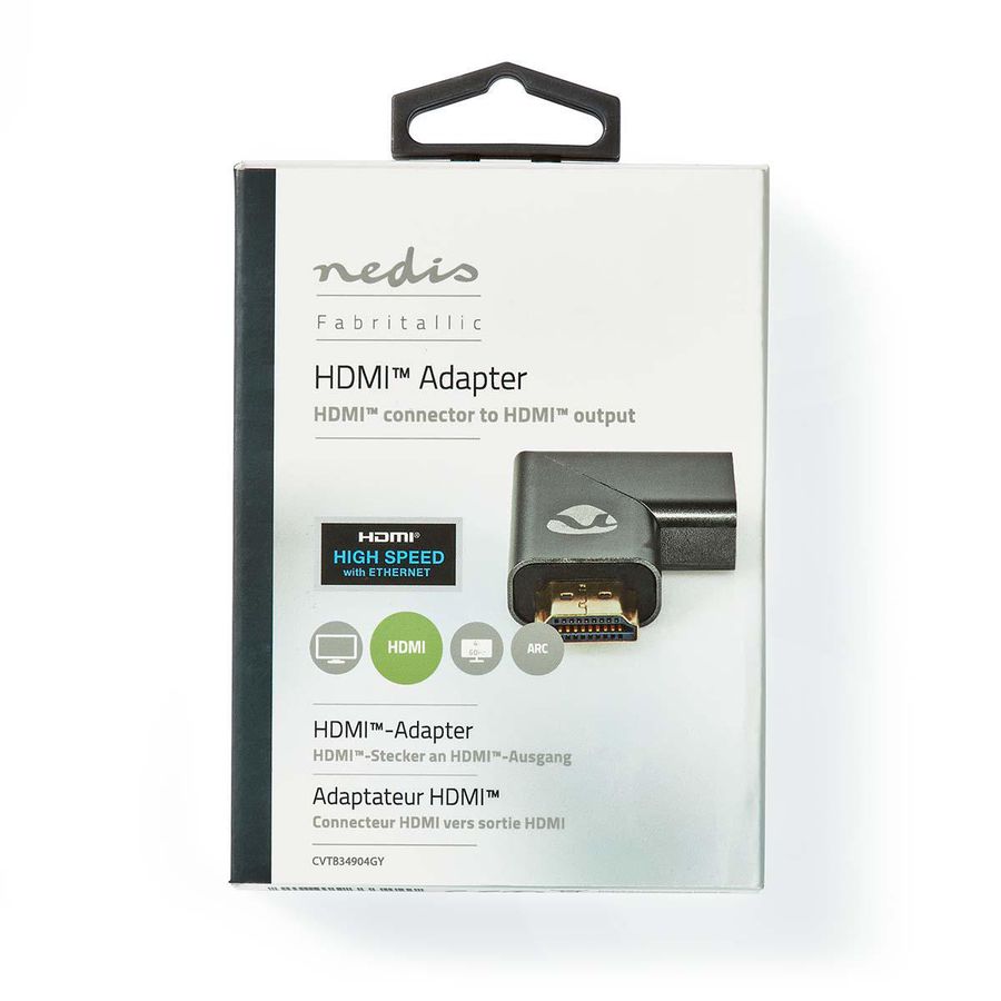 Nedis HDMI adapter, Vinklet Høyre, 4K@60Hz