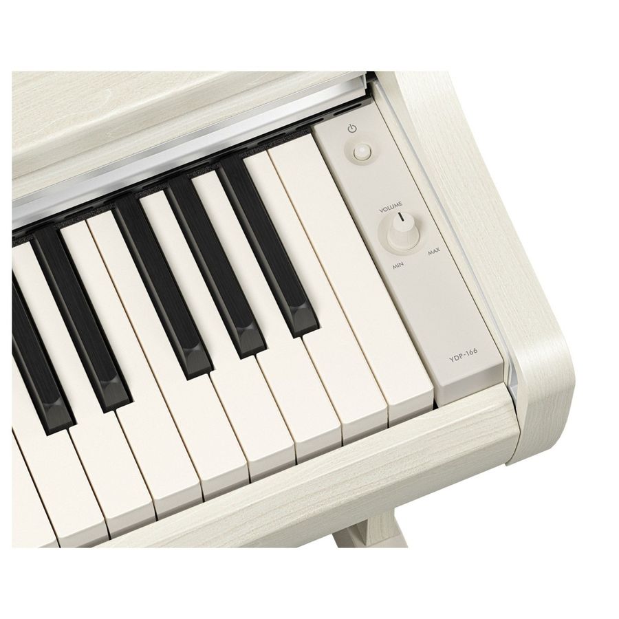 Yamaha YDP 166WB digitalpiano, hvit bjørk