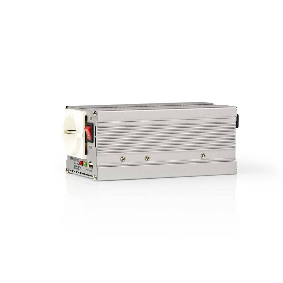 Nedis Power Inverter, Strømomformer fra 12V DC til 230V, 1xUSB port - Topp effekt: 600W